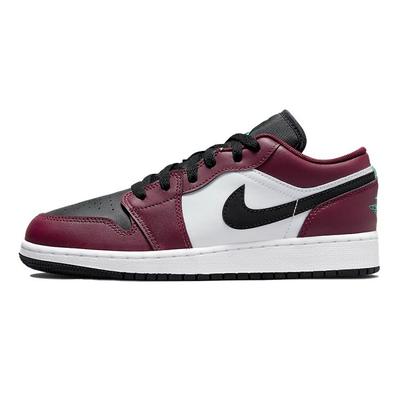 Air 1 Low SE GS Dark Beetroot Buty dla dzieci Czerwony Roma-Zielony Biały DM0589-635