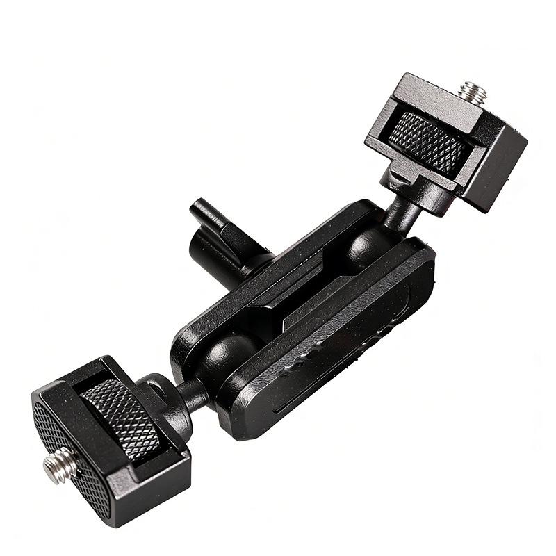Double-Headed Magic Arm Bracket with Flash Clamp
