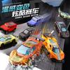 New 1:64 Temperature-sensitive Color-changing Alloy Car Model 6PCS Cool Inertia Pull-back Alloy Sports Car Toy Children's Gift
