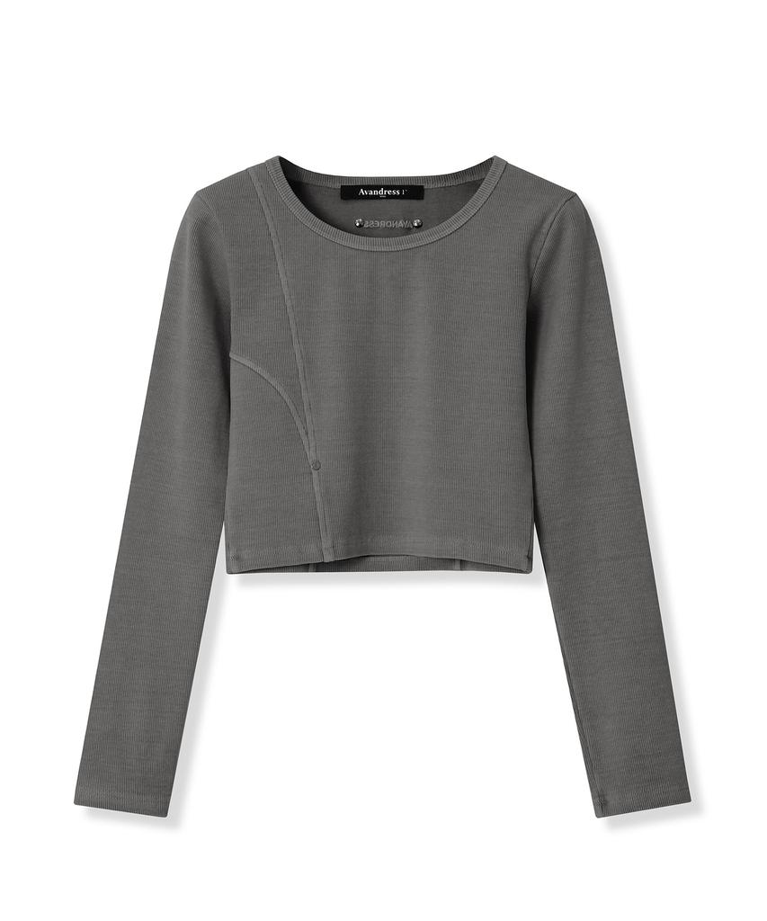 AVANDRESS 3D Pattern Long Tee - 4Col