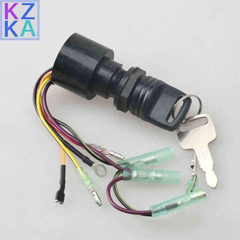 Boat Ignition Key Switch 87-17009A2 for Mercury Outboard 9.9HP 15HP 18HP 25HP 30HP 320 380 Hypalon RIB MP41070-2 Boat Motor Part
