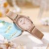 Simple And Exquisite Oval Women'S Watch Niche High-End Quartz Watch Women'S Waterproof Mesh Belt Watch