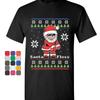Santa Flossing Ugly Sweater T Shirt Merry Christmas Floss Xmas Unisexs
