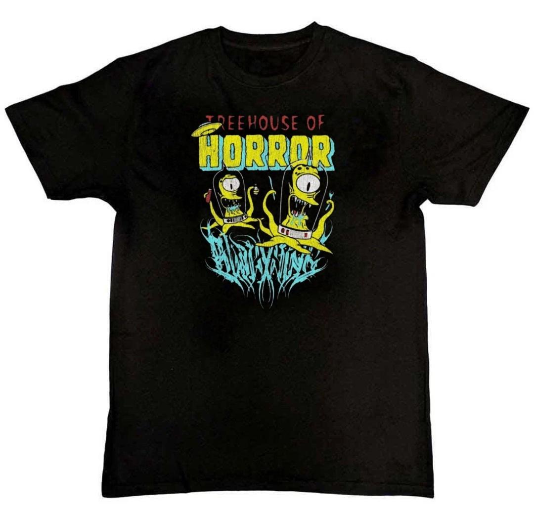 VINTAGE TREEHOUSE OF HORROR SIMPSONS Mens T-Shirt M