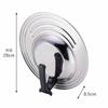 Shimomura Kihan Frying Pan Lid in Fits Frying Includes Stainless Product 38087 [Made Japan] 18-26cm Pans, Stand, Steel, Rust-Resistant, Tsubame-Sanjo,
