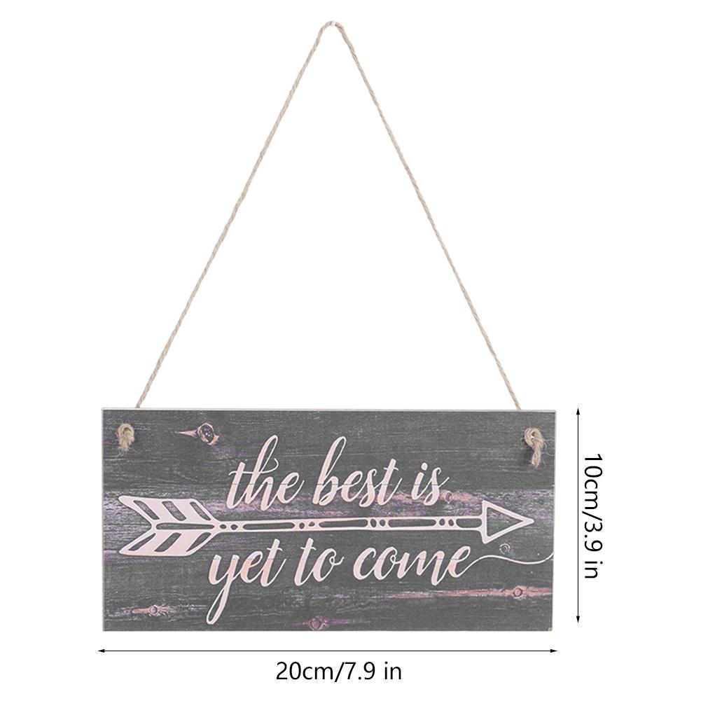 2 st Unika Hängande Skyltar med Engelska Bokstavsmönster för Hem Kaffebutik Dörrdekoration