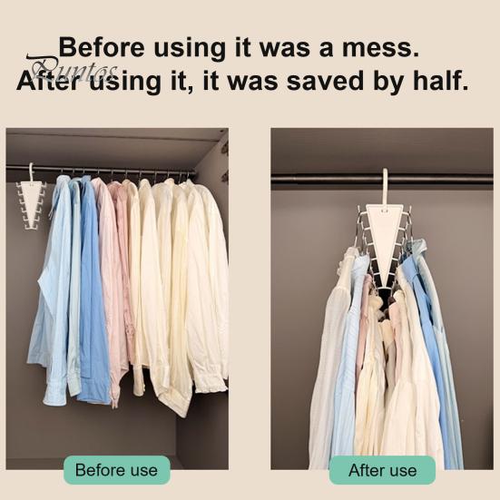 Hanger with 12 Hooks 5/8/12Pcs V-Shaped Double Sided Hanger, 360 Degrees Rotating Compact Storage Hooks, Space Saving Closet Organizer for Pants Hats