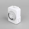 2025 New Mechanical Switch Timer Socket 24H Cycle Auto Power Off for Home Appliances Control Motorcycle Charging Timer US Plug