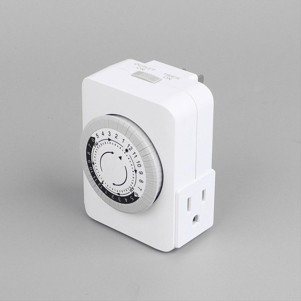 2025 New Mechanical Switch Timer Socket 24H Cycle Auto Power Off for Home Appliances Control Motorcycle Charging Timer US Plug