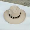 55-60 cm große Größe Hut WOLL Cowboyhüte für Männer Frauen Cowboyhut Gürtel breite Krempe Filzhut kundenspezifisch 4 Größen Outdoor Sombrero Hombre