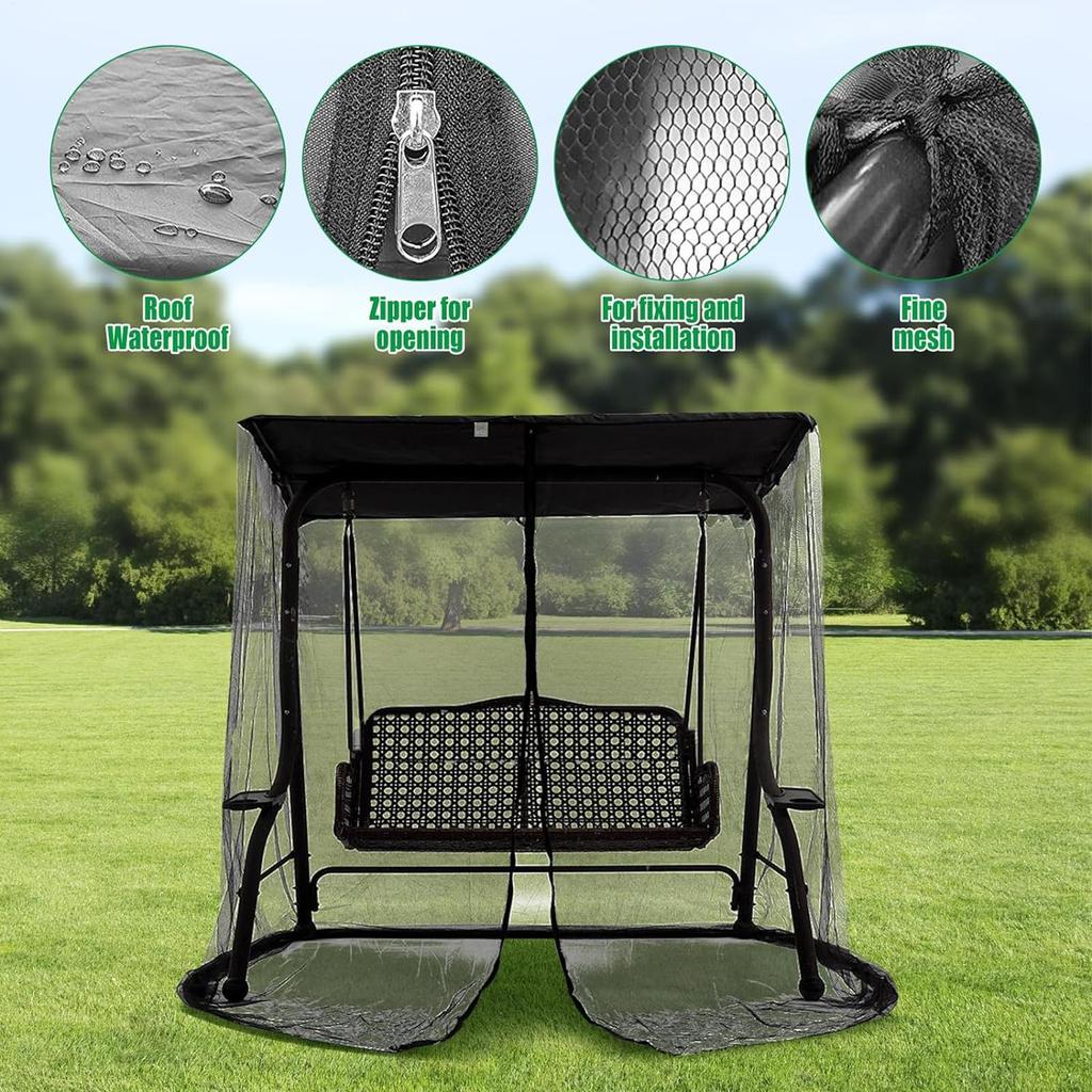 Mosquitoes Netting For Patio Outdoor Porch Swing Net Patio Netting Porch Netting Screen Mosquitoes Curtains For Patio Swing