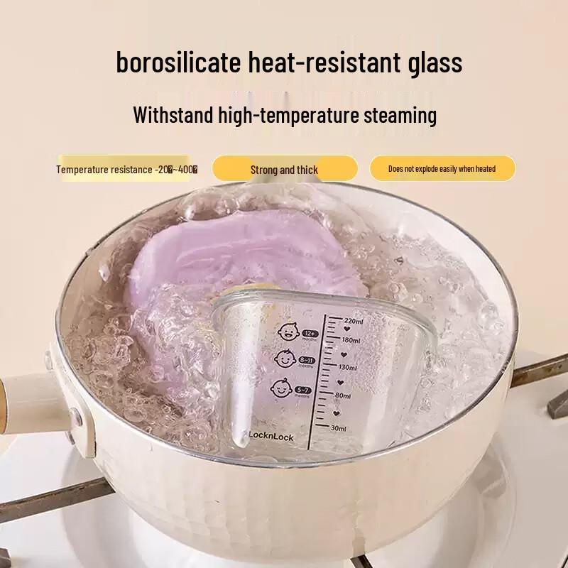 LOCK&LOCK Hitzebeständiges Glas-Aufbewahrungsset für Babynahrung