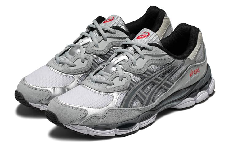 ASICS GEL NYC Textile, Synthetic Leather Low top Casual Shoes Unisex Gray 1201A789-102