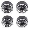 4Pcs Beadlock Wheels 1in       for   ATV RC Car Body Parts with Screws