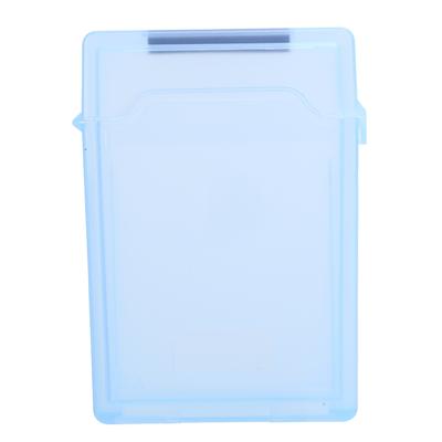 2,5-palcové úložné puzdro na pevný disk, materiál ABS, ochrana proti prachu a statickej elektrine pre HDD SSD(Modrá ) (Neobsahuje pevný disk)