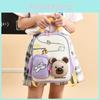 Childrens Oxford Fabric Backpack Featuring Cute Bear Animal Design And Ergonomic Shoulder Straps