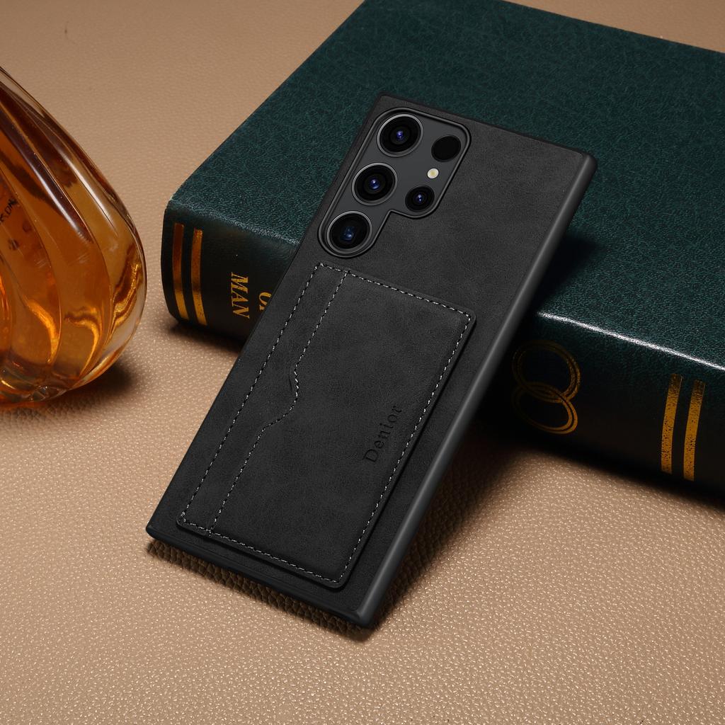 EUCAGR for Samsung Galaxy S26 Ultra S26 S26Plus Luxury Retro Wallet Phone Case Card Holder PU Leather Stand Back Cover