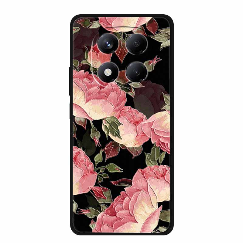 3D Flowers Emboss Fundas For Redmi Note 15 5G (China) Case Soft Silicone Phone Cases For Note 15 5G For China Covers Shell Coque