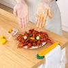 Glove Clip Strong Clamping Force Punch-free Easy Access Not Easily Break Easy-to-Wear Carrot Shape Disposable Glove Clip Kitchen Gadget