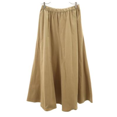 MidiUmi Made In Japan Corduroy Long Skirt Beige Women Used