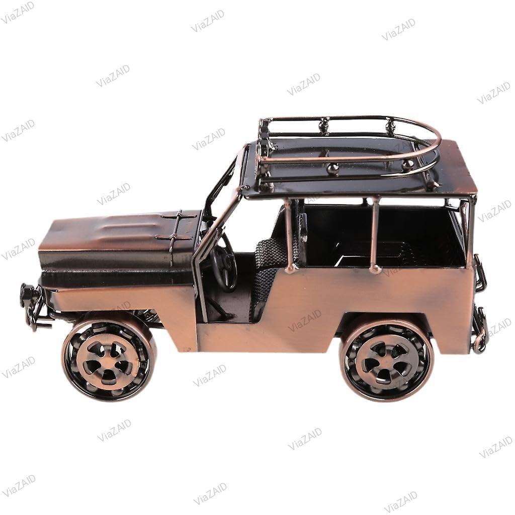 Metal Antique Vintage Car Model Handcrafted Collections Collectible Vehicle Toys for Bar or Home Decor Decoration