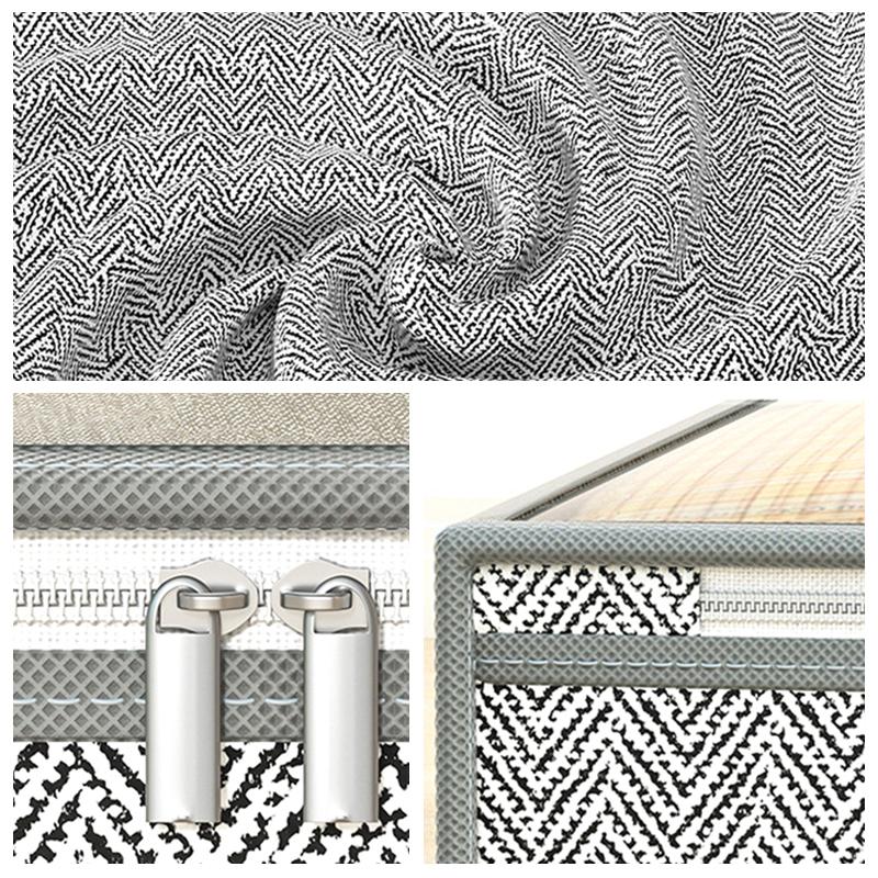 Large Under Bed Storage Bag Household Clothing Quilts Foldable Wardrobe Closet Organizer Container With Clear Window