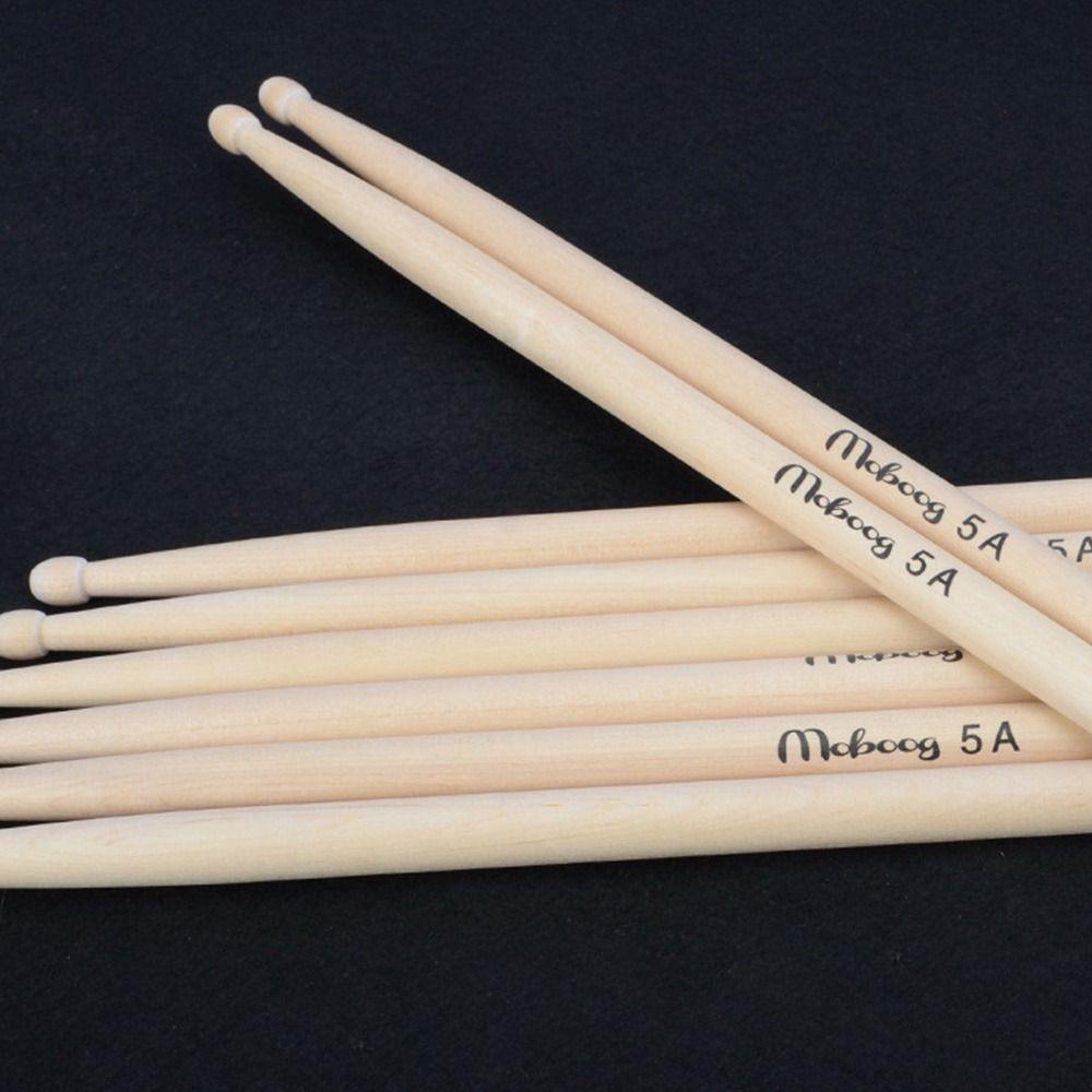 with Non-Slip Handles 5A/7A Musical Instrument Wood Drumsticks Percussion Tool Plastic Drum Sticks