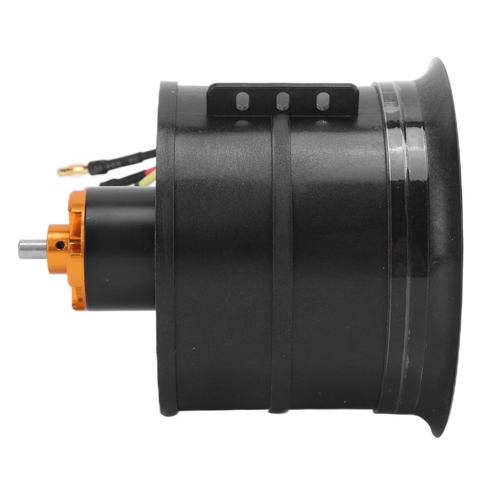 QX Motor 90mm EDF Set 1200KV Brushless Motor with 12 Blade Ducted Fan for RC Airplane