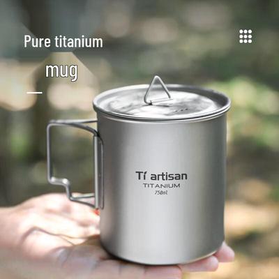 Ti-Handwerker faltbarer Titan-Campingbecher