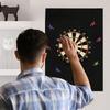 For Dart Board Wall Protector Easy Install Space-Saving Design Dartboard Felt Board Felt Polyester Wall Guard Darts Accessories