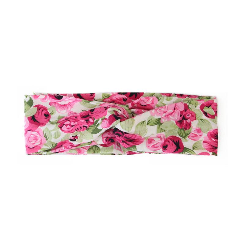 

Весна/лето парик кешью крест женская повязка на голову бохо спортивный тонкий принт узел аксессуары для волос повязка на голову