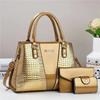 New 2026 Embossed Crocodile Pattern Women's Bag Feeling Large Capacity Shoulder Crossbody Portable Mother Bag