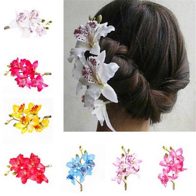 Chic Bridal Flower Hairpin Brooch Wedding Bridesmaid Party