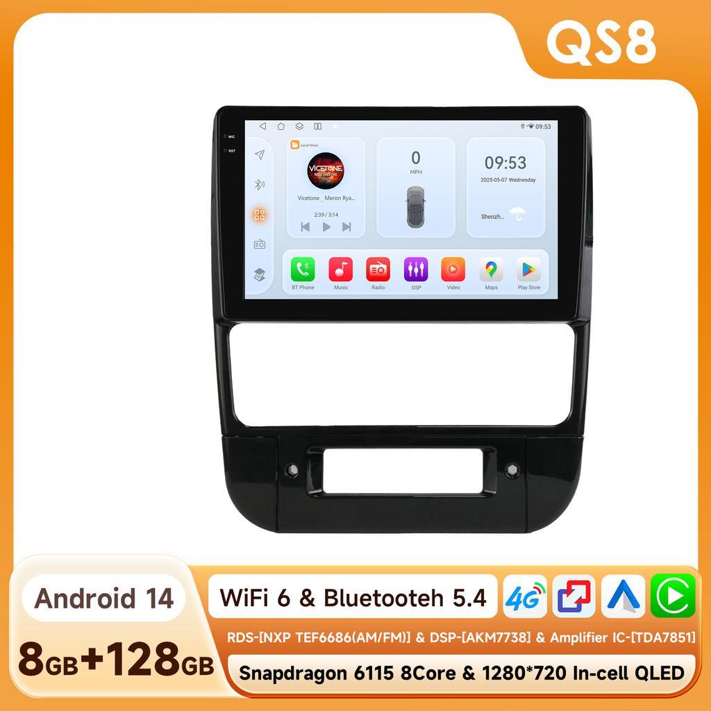 Hizpo 8Core Qualcomm Snapdragon 360° Cam Carplay Android Car Radio for Peugeot 406 1994-2005 GPS FM 2din Autoradio Car Multimedia AI Voice Bluetooth