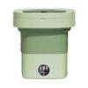 Portable Folding Washing Machine 8L for Small Laundry, Mini Underwear Cleaner In Green, Compact & Lightweight for Travel