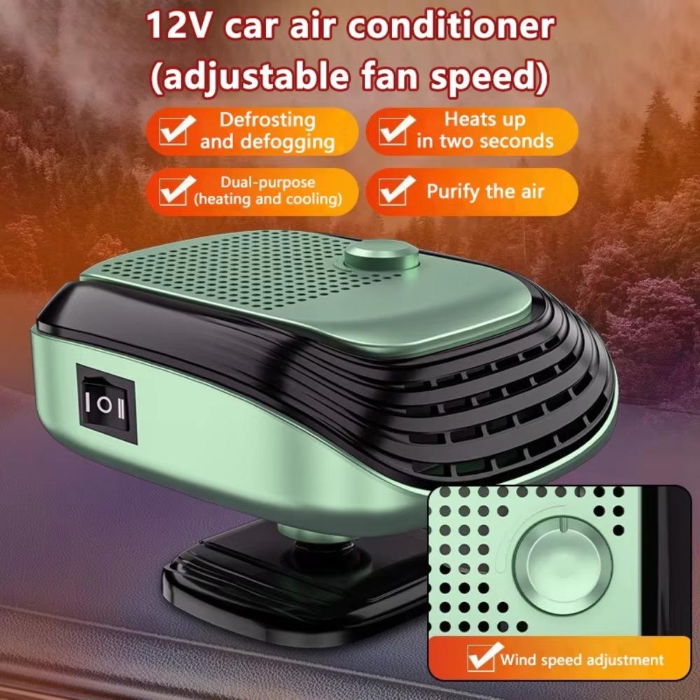 12V/24V Car Heater 360 Degree Adjustable Fast Heating Car Warm Fan Electric Universal Car Defroster