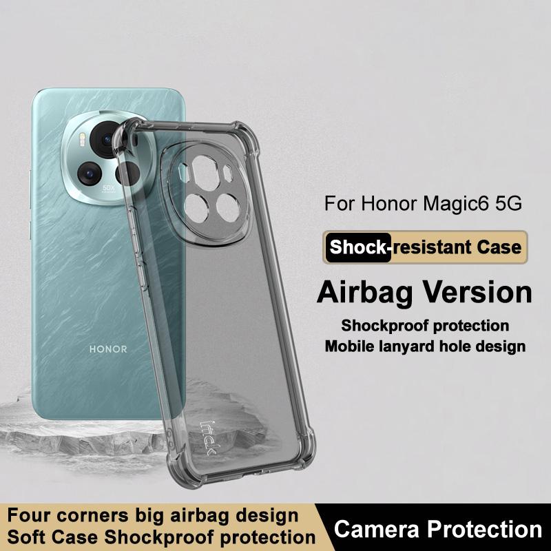 IMAK For Honor Magic6 5G TPU Case Flexible Anti-shock Phone Cover Protector