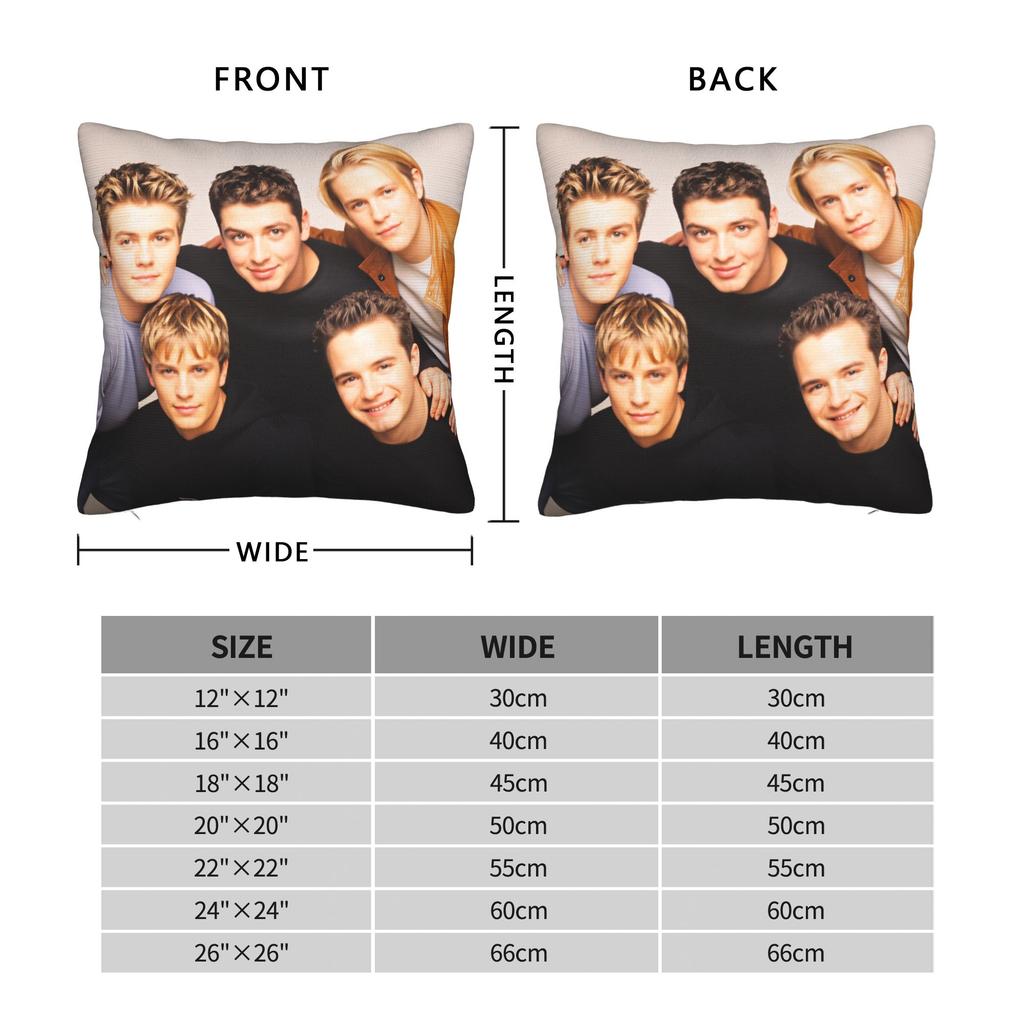 Funda de Almohada Westlife Boys Funda de Almohada Moderna Fundas de Almohada Personalizadas Para Sillón de Sala de Estar