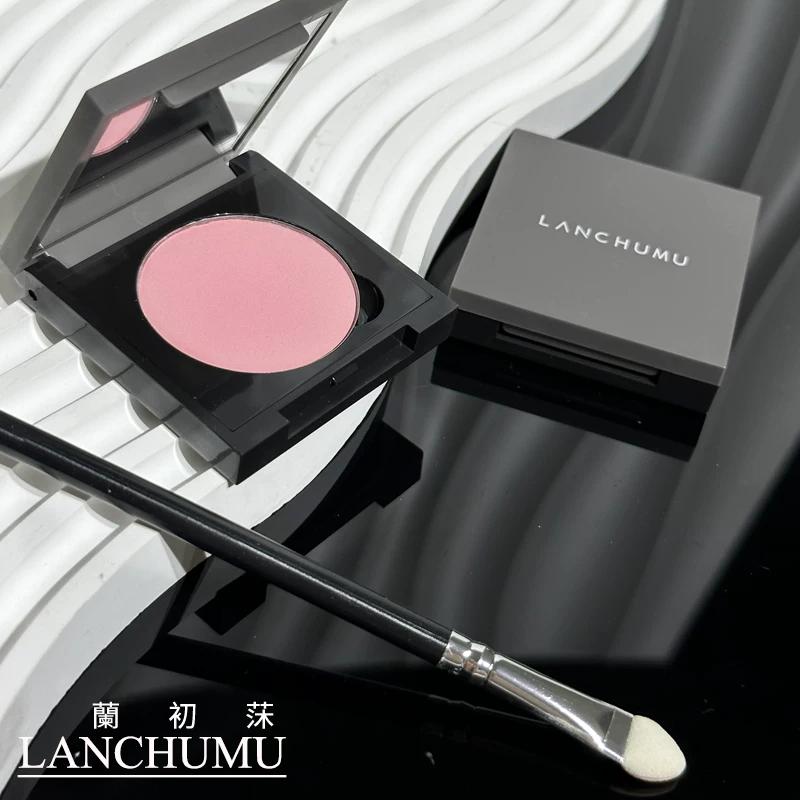 Lanchumu Lanchumu Low Saturation Monochrome Blush Eye Shadow Makeup Palette Pink Crouching Silkworm Brightening Not Easy to Fly Pink