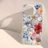 Flower and starfish pattern Phone Case For iPhone 17 13 15 11 12 14 Pro Max Air 16E Shockproof Transparent Cover Silicone Fundas