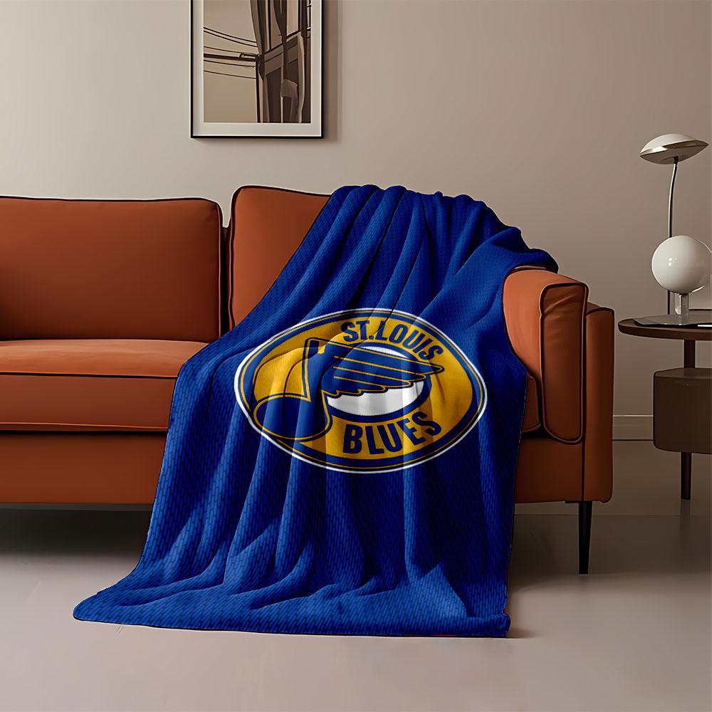 St. Louis Blues Logo Blanket print blanket soft and cozy perfect for the living room bed sofa or a nap,gift