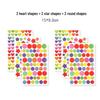Creative Shape Stickers for Crafts: Stars, Hearts, Circles for DIY Albums and Decorations