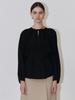 Peulloumeon Ribbon Pleats Blouse_Black