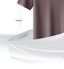 Men's Cool Breathable Tencel Lyocell Knit T-Shirt - Round Neck, Short Sleeves, Casual, Summer Silk Top