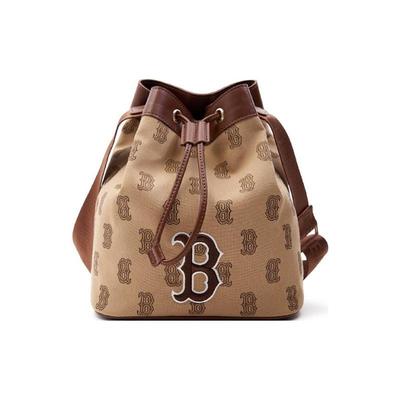 Canvas Bag, Bucket Bag, One Shoulder Bag Crossbody Bag Small Women's Brown Casual