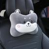 Cute Car Lumbar Support Cushion - Ergonomic Pillow for Driver Seat and Headrest