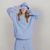 Unisex Hooded Sweatshirt With Built-in Eye Mask, Casual Long Sleeved, Solid Color Sports Pullover, Loose Fit Sweatshirt