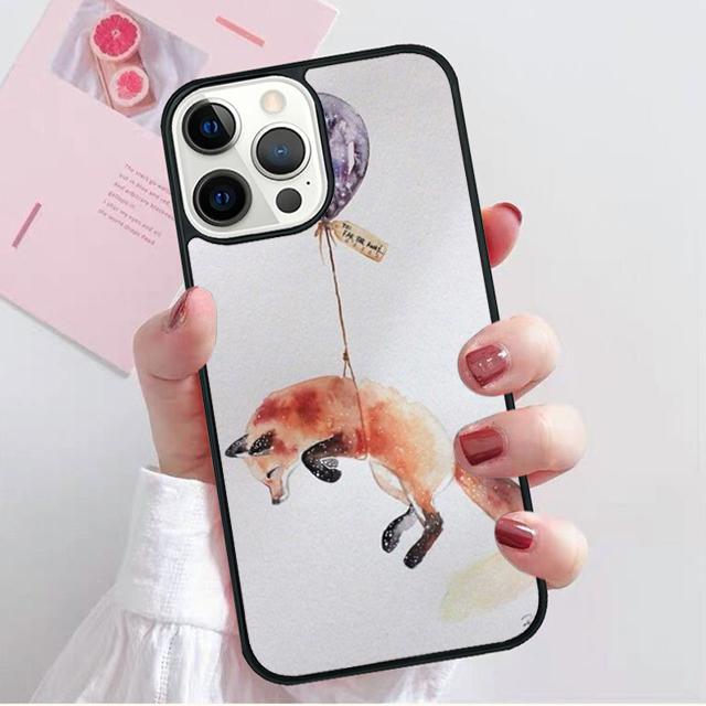 Fox clever vignette Phone Case Cover For iPhone 17 Air 15 16 14 13 12 Pro Max 11 Pro Max Plus Coque Shell