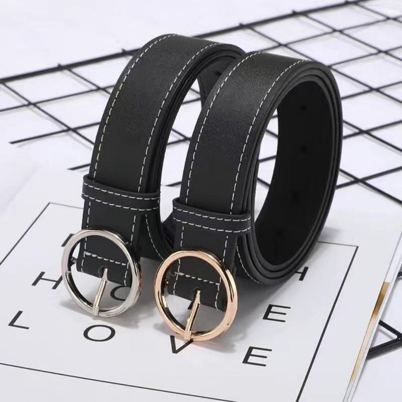 Chic Vintageinspired Belt With Durable Pu Material And Stylish Buckles For Trendy Looks