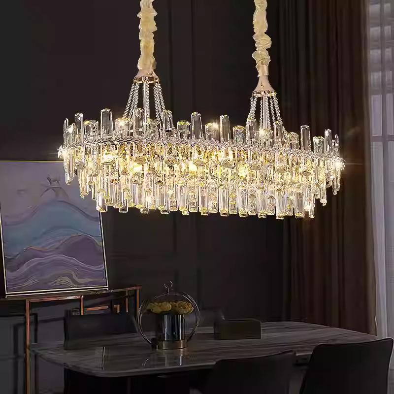Luxury Postmodern Crystal Chandelier: Elegant Pendant Light for Living Room, Luxury Villa, or Trendy Restaurant